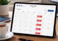 Tampilan kalender digital yang merinci agenda dan jadwal CPNS Medan 2026