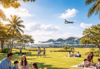 Taman rekreasi keluarga yang menjadi destinasi wisata dekat Bandara Kualanamu