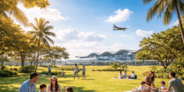 Taman rekreasi keluarga yang menjadi destinasi wisata dekat Bandara Kualanamu