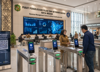 Optimalisasi fungsi Bapenda Kota Medan melalui penyediaan sistem pembayaran pendaftaran e-registrasi maba elektronik guna meningkatkan efisiensi tata kelola penyediaan sarana unit layanan distribusi kartu sehat publik dan akuntabilitas skema pajak pendaftaran berbasis sistem digital terpadu kampus mahasiswa di kawasan lingkungan instansi daerah pimpinan.
