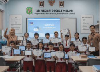 Penyaluran Beasiswa Siswa Medan guna mendukung pemerataan akses pendidikan dan apresiasi prestasi akademik di lingkungan pemerintah kota pimpinan.