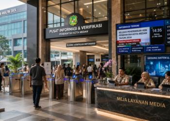 Optimalisasi fungsi Berita Terkini Kota Medan melalui penyediaan sistem pembayaran pendaftaran e-registrasi maba elektronik guna meningkatkan efisiensi tata kelola penyediaan sarana unit layanan distribusi kartu informasi publik dan akuntabilitas skema informasi pendaftaran berbasis sistem digital terpadu kampus mahasiswa di kawasan lingkungan instansi daerah pimpinan.
