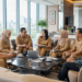 Suasana kolaborasi positif antar pegawai sebagai wujud nyata penerapan Budaya Kerja Medan yang inklusif dan berorientasi pada pencapaian tujuan bersama.