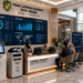 Dashboard interaktif Digitalisasi Arsip Medan yang menampilkan sistem pemantauan data dokumen real-time untuk mendukung efisiensi administrasi kota Medan.