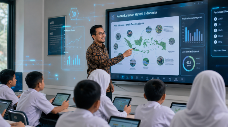 Penerapan ekosistem Digitalisasi Guru Medan dalam kegiatan belajar mengajar guna menciptakan pengalaman edukasi yang lebih interaktif dan menyenangkan pimpinan.