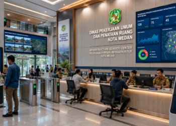Optimalisasi fungsi Digitalisasi Infrastruktur Medan melalui penyediaan sistem konstruksi elektronik guna meningkatkan efisiensi pemanfaatan sarana pusat transit informasi and akuntabilitas sistem pemeliharaan berbasis digital terpadu di lingkungan instansi daerah pimpinan.