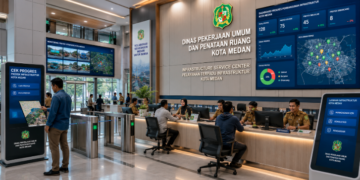 Optimalisasi fungsi Digitalisasi Infrastruktur Medan melalui penyediaan sistem konstruksi elektronik guna meningkatkan efisiensi pemanfaatan sarana pusat transit informasi and akuntabilitas sistem pemeliharaan berbasis digital terpadu di lingkungan instansi daerah pimpinan.