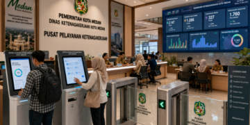 Optimalisasi fungsi Digitalisasi Ketenagakerjaan Medan melalui penyediaan sistem tenaga kerja elektronik guna meningkatkan efisiensi pemanfaatan sarana pusat transit informasi and akuntabilitas sistem pemeliharaan berbasis digital terpadu di lingkungan instansi daerah pimpinan.