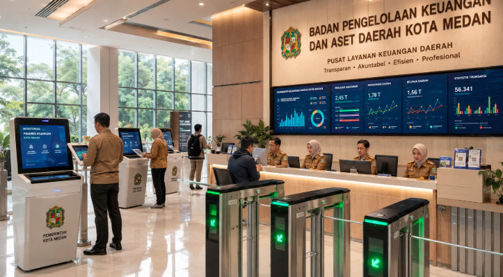 Optimalisasi fungsi Digitalisasi Keuangan Medan melalui penyediaan sistem anggaran elektronik guna meningkatkan efisiensi pemanfaatan sarana pusat transit informasi and akuntabilitas sistem pemeliharaan berbasis digital terpadu di lingkungan instansi daerah pimpinan.