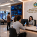 Dashboard interaktif Digitalisasi Perizinan Terpadu Medan yang menampilkan proses verifikasi izin usaha secara digital untuk mempercepat layanan bagi masyarakat kota Medan.