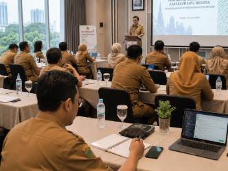 Suasana pelaksanaan Diklat ASN Medan yang bertujuan meningkatkan kapasitas sumber daya manusia dalam menghadapi tantangan pelayanan publik berbasis digital.