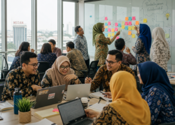 Kegiatan intensif Diklat Guru Medan yang difokuskan pada penguasaan metode pembelajaran inovatif guna meningkatkan kualitas output siswa pimpinan.