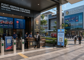 Optimalisasi fungsi Dinas Damkar Kota Medan melalui penyediaan sistem pembayaran pendaftaran e-registrasi maba elektronik guna meningkatkan efisiensi tata kelola penyediaan sarana unit layanan distribusi kartu sehat publik dan akuntabilitas skema aman pendaftaran berbasis sistem digital terpadu kampus mahasiswa di kawasan lingkungan instansi daerah pimpinan.