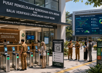 Optimalisasi fungsi Dinas Kebersihan Kota Medan melalui penyediaan sistem pembayaran pendaftaran e-registrasi maba elektronik guna meningkatkan efisiensi tata kelola penyediaan sarana unit layanan distribusi kartu sehat publik dan akuntabilitas skema bersih pendaftaran berbasis sistem digital terpadu kampus mahasiswa di kawasan lingkungan instansi daerah pimpinan.
