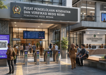 Optimalisasi fungsi Dinkes Kota Medan melalui penyediaan sistem pembayaran pendaftaran e-registrasi maba elektronik guna meningkatkan efisiensi tata kelola penyediaan sarana unit layanan distribusi kartu sehat publik dan akuntabilitas skema sehat pendaftaran berbasis sistem digital terpadu kampus mahasiswa di kawasan lingkungan instansi daerah pimpinan.