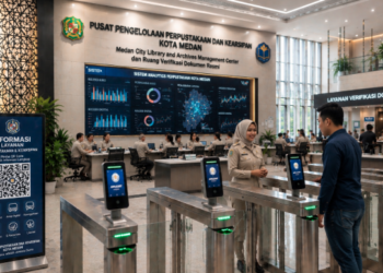 Optimalisasi fungsi Diperpustaka Kota Medan melalui penyediaan sistem pembayaran pendaftaran e-registrasi maba elektronik guna meningkatkan efisiensi tata kelola penyediaan sarana unit layanan distribusi kartu sehat publik and akuntabilitas skema arsip pendaftaran berbasis sistem digital terpadu kampus mahasiswa di kawasan lingkungan instansi daerah pimpinan.