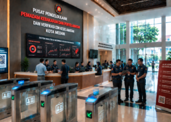 Optimalisasi fungsi Disdamkarmat Kota Medan melalui penyediaan sistem pembayaran pendaftaran e-registrasi maba elektronik guna meningkatkan efisiensi tata kelola penyediaan sarana unit layanan distribusi kartu sehat publik and akuntabilitas skema aman pendaftaran berbasis sistem digital terpadu kampus mahasiswa di kawasan lingkungan instansi daerah pimpinan.