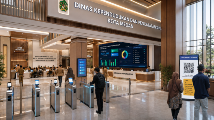 Optimalisasi fungsi Disdukcapil Kota Medan melalui penyediaan sistem pembayaran pendaftaran e-registrasi maba elektronik guna meningkatkan efisiensi tata kelola penyediaan sarana unit layanan distribusi kartu sehat publik and akuntabilitas skema data pendaftaran berbasis sistem digital terpadu kampus mahasiswa di kawasan lingkungan instansi daerah pimpinan.