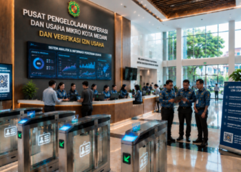 Optimalisasi fungsi Diskopukm Kota Medan melalui penyediaan sistem pembayaran pendaftaran e-registrasi maba elektronik guna meningkatkan efisiensi tata kelola penyediaan sarana unit layanan distribusi kartu sehat publik and akuntabilitas skema usaha pendaftaran berbasis sistem digital terpadu kampus mahasiswa di kawasan lingkungan instansi daerah pimpinan.