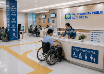 Optimalisasi fungsi Fasilitas Inklusi Medan melalui penyediaan sarana publik yang aksesibel guna menjamin kesetaraan hak warga di lingkungan pemerintah kota pimpinan.