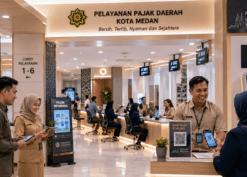 Optimalisasi fungsi Fasilitas Pajak Medan melalui penyediaan sistem pembayaran elektronik terpadu guna meningkatkan efektivitas pembangunan di lingkungan pemerintah kota pimpinan.