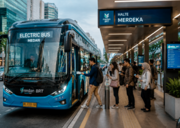 Pengoperasian moda Fasilitas Umum Medan yang berbasis teknologi hijau guna memberikan layanan perjalanan yang cepat pimpinan aman pimpinan dan bebas macet pimpinan.