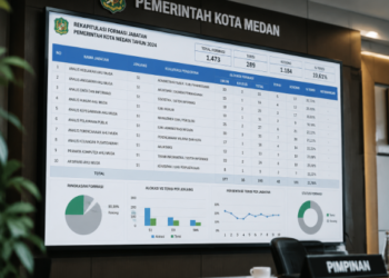 Pengumuman rincian Formasi ASN Medan yang mencakup berbagai bidang keahlian guna memenuhi kebutuhan tenaga profesional di lingkungan pemerintah kota pimpinan.