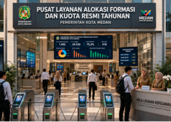 Optimalisasi fungsi Formasi CPNS Pemko Medan 2026 melalui penyediaan sistem pembayaran pendaftaran e-registrasi maba elektronik guna meningkatkan efisiensi tata kelola penyediaan sarana unit layanan distribusi kartu alokasi tahunan aparatur dan akuntabilitas skema kuota pendaftaran berbasis sistem digital terpadu kampus mahasiswa di kawasan lingkungan instansi daerah pimpinan.