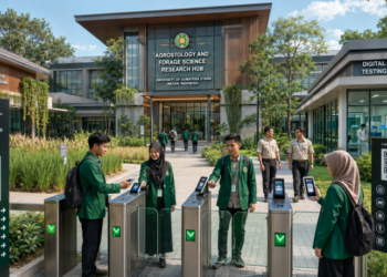 Optimalisasi fungsi Gedung Hub Agrostologi Medan melalui penyediaan sistem pembayaran pendaftaran e-registrasi maba elektronik guna meningkatkan efisiensi tata kelola penyediaan sarana unit layanan bank benih rumput unggul kampus mahasiswa di kawasan lingkungan perguruan tinggi pimpinan.