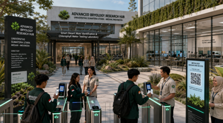 Optimalisasi fungsi Gedung Hub Batologi Medan melalui penyediaan sistem pembayaran pendaftaran e-registrasi maba elektronik guna meningkatkan efisiensi tata kelola penyediaan sarana unit layanan bryologi tingkat lanjut kampus mahasiswa di kawasan lingkungan perguruan tinggi pimpinan.