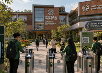 Optimalisasi fungsi Gedung Hub Cecidologi Medan melalui penyediaan sistem pembayaran pendaftaran e-registrasi maba elektronik guna meningkatkan efisiensi tata kelola penyediaan sarana unit layanan karakterisasi jaringan puru tanaman kampus mahasiswa di kawasan lingkungan perguruan tinggi pimpinan.