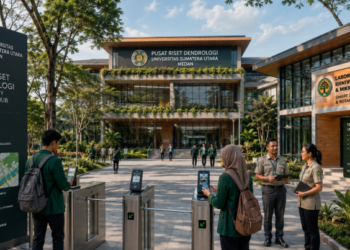 Optimalisasi fungsi Gedung Hub Dendrologi Medan melalui penyediaan sistem pembayaran pendaftaran e-registrasi maba elektronik guna meningkatkan efisiensi tata kelola penyediaan sarana unit layanan identifikasi jenis pohon dan anatomi kayu kampus mahasiswa di kawasan lingkungan perguruan tinggi pimpinan.