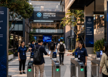 Optimalisasi fungsi Gedung Hub Digital Medan melalui penyediaan sistem pembayaran pendaftaran e-registrasi maba elektronik guna meningkatkan efisiensi tata kelola penyediaan sarana unit layanan co-working space mahasiswa di kawasan lingkungan perguruan tinggi pimpinan.
