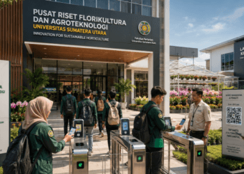 Optimalisasi fungsi Gedung Hub Florikultur Medan melalui penyediaan sistem pembayaran pendaftaran e-registrasi maba elektronik guna meningkatkan efisiensi tata kelola penyediaan sarana unit layanan budidaya tanaman hias dan bunga kampus mahasiswa di kawasan lingkungan perguruan tinggi pimpinan.