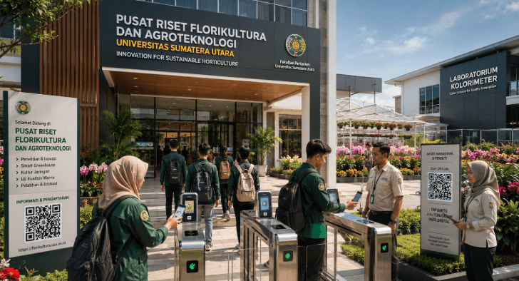 Optimalisasi fungsi Gedung Hub Florikultur Medan melalui penyediaan sistem pembayaran pendaftaran e-registrasi maba elektronik guna meningkatkan efisiensi tata kelola penyediaan sarana unit layanan budidaya tanaman hias dan bunga kampus mahasiswa di kawasan lingkungan perguruan tinggi pimpinan.