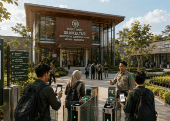 Optimalisasi fungsi Gedung Hub Silvikultur Medan melalui penyediaan sistem pembayaran pendaftaran e-registrasi maba elektronik guna meningkatkan efisiensi tata kelola penyediaan sarana unit layanan persemaian bibit pohon hutan kampus mahasiswa di kawasan lingkungan perguruan tinggi pimpinan.