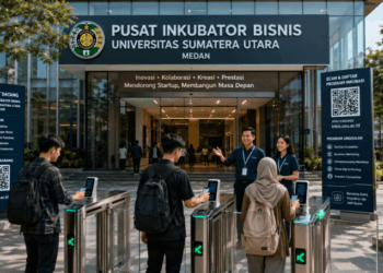 Optimalisasi fungsi Gedung Inkubator Bisnis Medan melalui penyediaan sistem pembayaran pendaftaran e-registrasi maba elektronik guna meningkatkan efisiensi tata kelola penyediaan sarana unit layanan kewirausahaan kampus mahasiswa di kawasan lingkungan perguruan tinggi pimpinan.