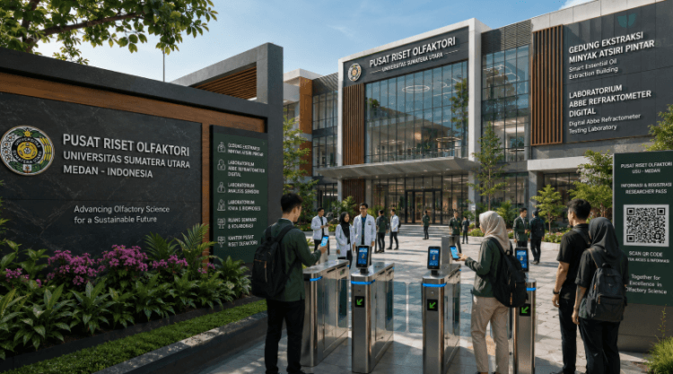 Optimalisasi fungsi Gedung Pusat Olfaktori Medan melalui penyediaan sistem pembayaran pendaftaran e-registrasi maba elektronik guna meningkatkan efisiensi tata kelola penyediaan sarana unit layanan ekstraksi minyak atsiri kampus mahasiswa di kawasan lingkungan perguruan tinggi pimpinan.