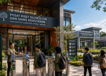Optimalisasi fungsi Gedung Pusat Silvikultur Medan melalui penyediaan sistem pembayaran pendaftaran e-registrasi maba elektronik guna meningkatkan efisiensi tata kelola penyediaan sarana unit layanan budidaya hutan dan persemaian kayu kampus mahasiswa di kawasan lingkungan perguruan tinggi pimpinan.