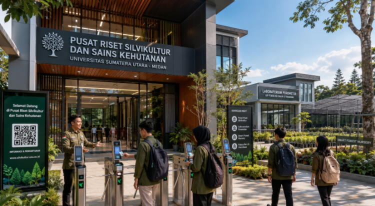Optimalisasi fungsi Gedung Pusat Silvikultur Medan melalui penyediaan sistem pembayaran pendaftaran e-registrasi maba elektronik guna meningkatkan efisiensi tata kelola penyediaan sarana unit layanan budidaya hutan dan persemaian kayu kampus mahasiswa di kawasan lingkungan perguruan tinggi pimpinan.