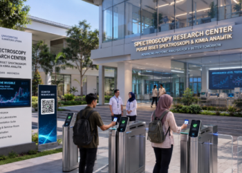 Optimalisasi fungsi Gedung Pusat Spektroskopi Medan melalui penyediaan sistem pembayaran pendaftaran e-registrasi maba elektronik guna meningkatkan efisiensi tata kelola penyediaan sarana unit layanan analisis fotonik kampus mahasiswa di kawasan lingkungan perguruan tinggi pimpinan.