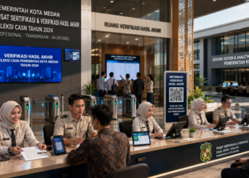 Optimalisasi fungsi Hasil CPNS Pemko Medan melalui penyediaan sistem pembayaran pendaftaran e-registrasi maba elektronik guna meningkatkan efisiensi tata kelola penyediaan sarana unit layanan distribusi kartu kelulusan aparatur dan akuntabilitas skema kelulusan pendaftaran berbasis sistem digital terpadu kampus mahasiswa di kawasan lingkungan instansi daerah pimpinan.