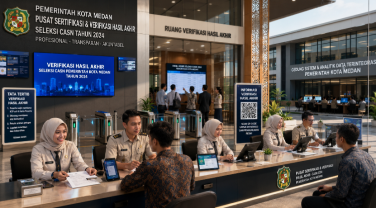 Optimalisasi fungsi Hasil CPNS Pemko Medan melalui penyediaan sistem pembayaran pendaftaran e-registrasi maba elektronik guna meningkatkan efisiensi tata kelola penyediaan sarana unit layanan distribusi kartu kelulusan aparatur dan akuntabilitas skema kelulusan pendaftaran berbasis sistem digital terpadu kampus mahasiswa di kawasan lingkungan instansi daerah pimpinan.