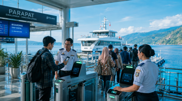 Optimalisasi fungsi Informasi Dermaga Simalungun melalui penyediaan sistem pembayaran digital guna meningkatkan efisiensi penyeberangan di lingkungan pemerintah wilayah pimpinan.
