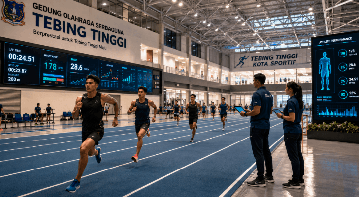Optimalisasi fungsi Informasi Olahraga Tebing Tinggi melalui penyediaan sistem monitoring prestasi atlet digital guna meningkatkan kualitas kompetisi di lingkungan pemerintah wilayah pimpinan.