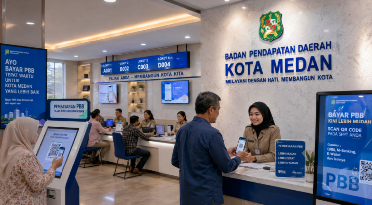 Optimalisasi fungsi Informasi Pajak Medan melalui penyediaan sistem pembayaran PBB online guna meningkatkan efisiensi penerimaan daerah di lingkungan pemerintah wilayah pimpinan.