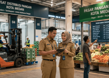Optimalisasi fungsi Informasi Pangan Medan melalui penyediaan sistem informasi harga pasar real-time guna meningkatkan daya beli masyarakat di lingkungan pemerintah kota pimpinan.