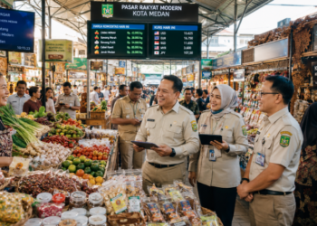 Optimalisasi fungsi Informasi Perdagangan Medan melalui penyediaan sistem informasi harga komoditas terintegrasi guna meningkatkan daya saing pedagang di lingkungan pemerintah kota pimpinan.