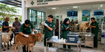 Optimalisasi fungsi Informasi Peternakan Medan melalui penyediaan sistem sertifikasi kesehatan hewan digital guna meningkatkan keamanan pangan di lingkungan pemerintah kota pimpinan.