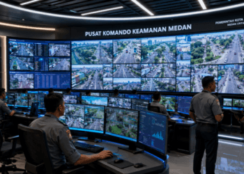 Optimalisasi fungsi Infrastruktur Keamanan Medan melalui penyediaan sistem pemantauan digital terpadu guna meningkatkan ketertiban di lingkungan pemerintah kota pimpinan.
